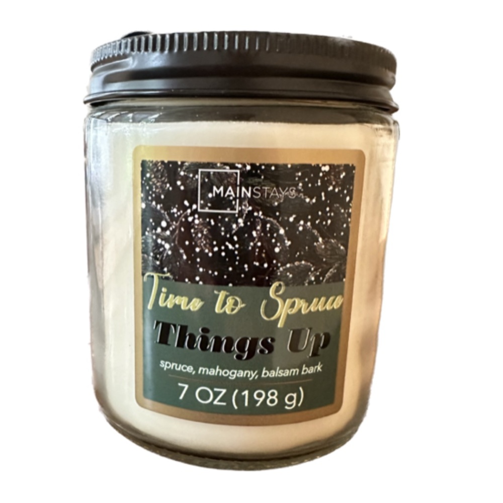 Time to Spruce Things Up Candle